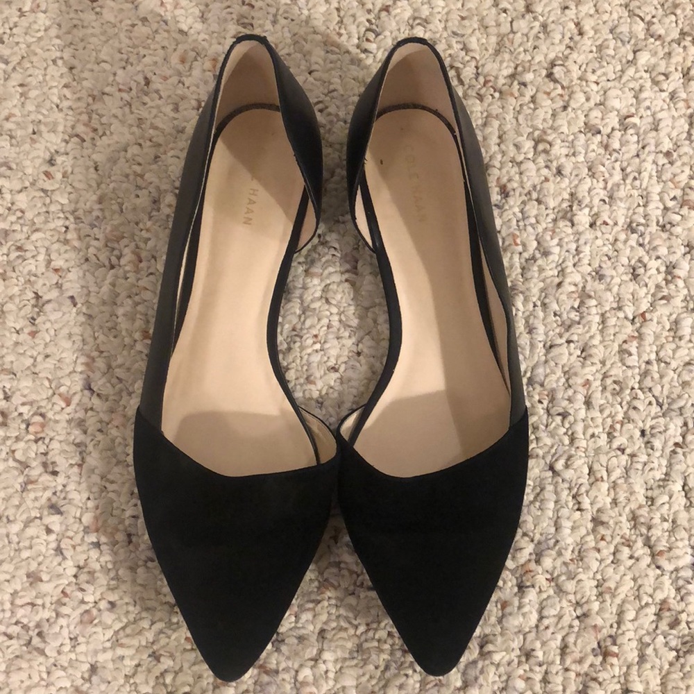Black Coke Haan flats